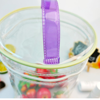 Nouvelle pochette cylindrique cosmétique sac en PVC de forme ronde sacs de rangement à fermeture éclair en PVC cylindrique sacs en plastique PVC transparent pour l'emballage