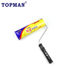 Qixi Chất Lượng Cao <span class=keywords><strong>Acrylic</strong></span> Dài Đống Bên Ngoài Xây Sơn Con Lăn Cho Sơn Tường Thô Và Trần Nhà 9 Inch Sơn Con Lăn - Product Image 2