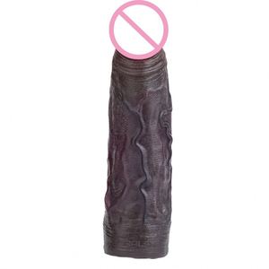 Factory Direct Penis Sleeve Supplier Reusable Silicone Male Enhancement Sleeve for Men - Product Image 5