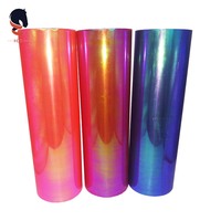 Film adhésif translucide chromé effet caméléon pour phares, feux arrière et antibrouillards de voiture – Autocollant de protection en vinyle fumé