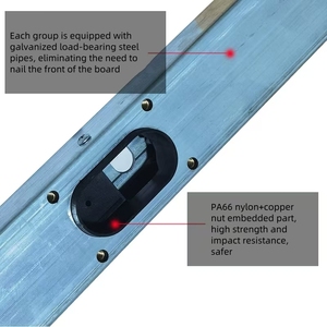 Nouveau systè<span class=keywords><strong>me</strong></span> de cordes murales de yoga Iyengar Les cordes murales de yoga acceptent l'unité murale personnalisable Pilates avec l'usine de source de panneau - Product Image 2