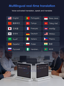 INGSCREEN Dispositif linguistique tout-en-un à double écran, traducteur en temps réel pour les réunions d'affaires transculturelles et le service client - Product Image 4