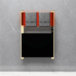 Sèche-serviettes électrique de salle de bain avec radiateur électrique intelligent carré IP54 - Product Image 4