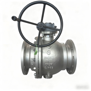 Vanne à boisseau sphérique manuelle à bride de type fixe Q347F 16R de haute qualité pour applications chimiques et de pipeline - Product Image 3