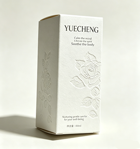 Umweltfreundliches Recyclingpapier für Kosmetik Geprägte Rosenmuster Parfüm-Verpackungsbox - Product Image 3