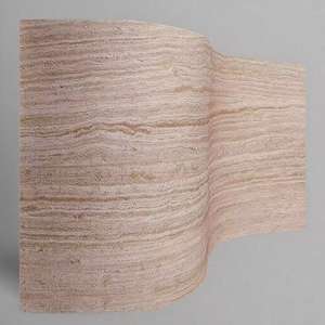 Premium esterni travertino pavimentatore lastre di pietra naturale Beige chiaro flessibile pannello di pietra pavimento piastrelle di Design moderno Villa - Product Image 1