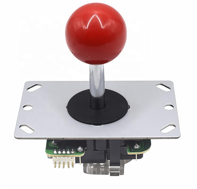 8Way 5Pin Sanwa Joystick Controller with Plastic & Metal Construction Customizable English Language for Arcade Game Machines
