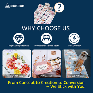 Günlük işçiliği için geniş PET şeffaf bant su geçirmez Scrapbooking dekoratif çıkartmalar - Product Image 6