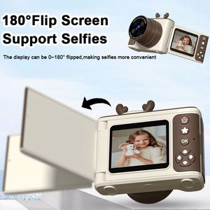 Appareil photo numérique pour enfants avec capteur CMOS 1080P 48MP, écran de 2,4 pouces, zoom 8X, caméra grand angle 180°, cadeaux de Noël et d'anniversaire - Product Image 3
