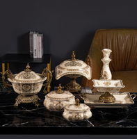 Assiette en Porcelaine Chinoise Peinte à la Main Écologique, Design Unique et Populaire pour Fruits et Snacks, Décoration de Table à Quatre Compartiments