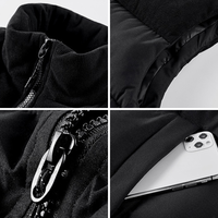 Gilet rembourré personnalisé avec logo, gilet d'hiver pour l'extérieur, col montant, coupe-vent, isolé, chaud, coupe ajustée, fabricant OEM