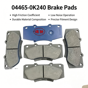Kit de Pastillas de Freno Delanteras de Disco para Sistema de Frenos de Automóvil de Alta Calidad al por Mayor 04465-0K260 04465-0K240 para Automóviles Toyota - Product Image 1