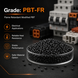FX Factory Price PBT Glass Fiber Reinforced GF15 GF20 GF10% PBT Resin Raw Materials From Guangdong for Automotive Parts - Product Image 4