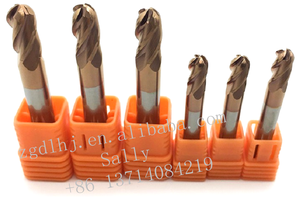 Extra Long Solid Carbide <strong>Roughing</strong> End Mill High Performance <strong>CNC</strong> Cutting <strong>Tools</strong> for Hard Metal Machining Helix Angle - Product Image 5