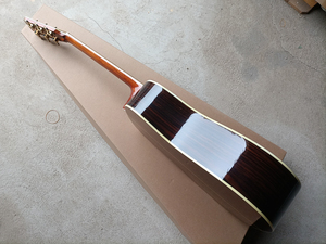 Flyoung Natural Wood Color 41 Inch Acoustic Guitar D42 Model <b>Top</b> Solid Classical Guitar - Product Image 5
