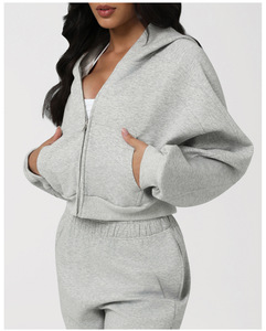 Chaqueta Jogger Pantalones Conjunto de dos piezas <span class=keywords><strong>para</strong></span> correr Fitness Entrenamiento Trajes Mujeres Chándales <span class=keywords><strong>deportivos</strong></span> transpirables - Product Image 2