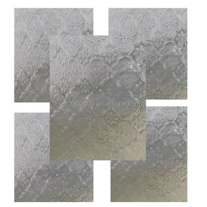 Lámina de Vidrio Esmerilado Sólido Ondulado Incoloro de 3mm, Alta Transmitancia de Luz, Estilo Europeo, para Artesanía con Estaño, Catedral, Pared Cortina - Product Image 3