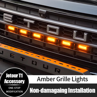 Luces de Parrilla de Ámbar de Alta Calidad, Focos LED para Parrilla de Coche, Accesorios para Jetour T1