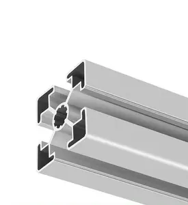 4545 Slot 10 T Slot Aluminum Walkway Platform Assembly Set Tempered 6063 T5 Series Guard Security Profile With Powder Coating