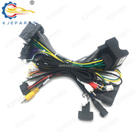 Adaptateur autoradio Android pour voiture avec faisceau de câblage et décodeur CAN-Bus, câble RCA pour Audi A4L Q5, système multimédia de rechange