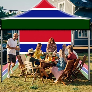 Tienda de campañ<span class=keywords><strong>a</strong></span> con bandera de <span class=keywords><strong>Gambia</strong></span> Montaje simple y rápido Ideal para <span class=keywords><strong>viajes</strong></span> de campamento cortos y relajación al aire libre - Product Image 3