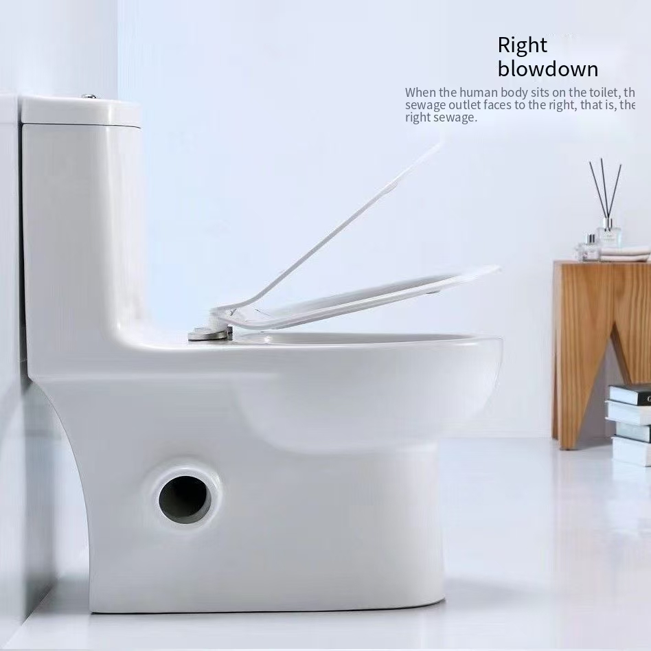Diseño de descarga de aguas residuales del lado derecho