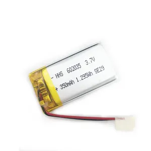 rechargeable li-polymer li ion li-ion lipo cells 602035 3.7v 400mah lithium polymer battery