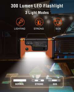 Booster de batterie de voiture tout-en-un 4000A 10000mAh, Power Bank, pompe à air 150PSI, souffleur à vide, outil d'urgence - Product Image 3