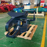 Cisaille hydraulique à bec d'aigle Rsoliddiesel pour excavatrice, cisaille à ferraille compatible avec les excavatrices de toutes marques de 6 à 80 tonnes, cisaillement de la ferraille