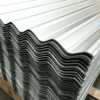 Tôle d'acier ondulée galvanisée à chaud ASTM A653 DX51D+Z275, épaisseur 0,2-1,2 mm, pour toiture de hangar, ferme et bâtiment