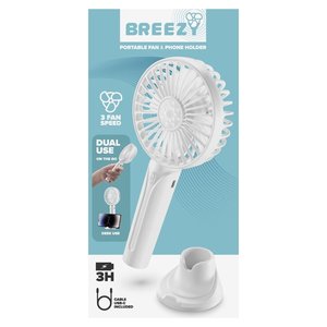 พัดลมขนาดเล็ก (9.5x20 ซม.) Breezy Bianco PORTABLEFANW - Product Image 2