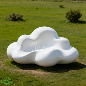 งานประติมากรรมรูปเมฆขนาดใหญ่จากไฟเบอร์กลาส ยี่ห้อเซ็นเจา ประเทศเกาหลี ขายดี เหมาะสำหรับตกแต่งห้างสรรพสินค้าและสวนสาธารณะ - Product Image 3