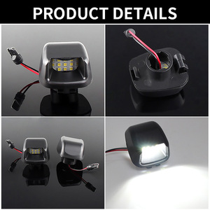 Nissan Frontier License Plate Light White <b>SMD</b> <b>LED</b> 26510-ZP50A Embed Trunk Light - Product Image 5