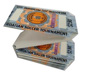 Impresión de papel de seguridad, tira de holograma, rollo de estampado en caliente, billete de puerta para evento de fútbol - Product Image 2