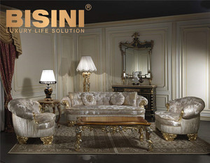 Colección de sofás tapizados clásicos de París, muebles exclusivos para <span class=keywords><strong>sala</strong></span> de estar - Product Image 1
