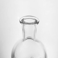 Bouteille en verre botanique de 750ml Bouteille en verre Bruni de 700ml avec bouche en liège pour emballage en verre de Gin Vodka Whisky Rhum Tequila