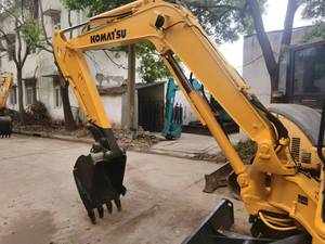 Pluma oscilante/zapatas de goma PC55 Komatsu Mini excavadora con motor EPA - Product Image 4