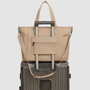 Bolsos de Mano Acolchados para Mujer, Gran Capacidad, Resistentes al Agua, Bolsos de Viaje de Fin de Semana, Bolsos de Hombro Organizadores - Product Image 4
