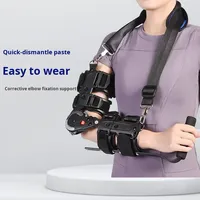Attelle de Fixation du Coude Power Eagle : Protection Complète, Respirante, Doublure Douce pour la Peau, Réglable
