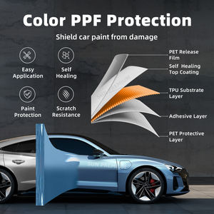 <span class=keywords><strong>Film</strong></span> de protection pour carrosserie automobile, bleu glacier, extensible et sans rétrécissement des bords, résistant aux intempéries, durable, changement de couleur de <span class=keywords><strong>la</strong></span> carrosserie - Product Image 3