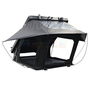 Carpa de techo rígida para acampar, carpa de techo de lujo con camuflaje, para las cuatro estaciones, con capacidad para 5 personas, plegable lateralmente. - Product Image 4
