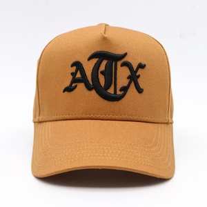 Chapeaux personnalisés brodés 3d à 5 panneaux Casquette de baseball en coton Offre Spéciale cool Hip Hop Dad Snap Back - Product Image 2