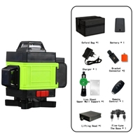 Niveau laser infrarouge Gradienter, lumière verte, mise à niveau automatique, haute précision, ligne laser 4D, machine intégrée mur-sol