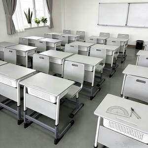 Meubles d'école primaire/moyenne pour les Philippines, ensembles de bureau et chaise individuels pour élèves, OEM/ODM - Product Image 2