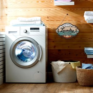Insegna Decorativa Vintage <span class=keywords><strong>in</strong></span> Legno a Forma di Triangolo per Arredamento Rustico, <span class=keywords><strong>Arte</strong></span> Murale per <span class=keywords><strong>Bagno</strong></span>, Toilette e Casa - Product Image 3