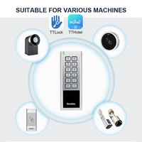 Contrôleur de porte intelligent étanche Secukey WK2 avec application TTLock, RFID 13,56 MHz, clé à code, mot de passe, carte, clavier de contrôle d'accès sans fil