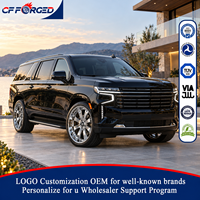 Vente Flash Jantes forgées 2 pièces chromées 22x9.5 24x10.0 26x10.0 6x139.7 à déport profond pour Chevrolet Suburban