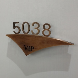 <span class=keywords><strong>El</strong></span> más nuevo diseño de Metal 3D número de habitación de <span class=keywords><strong>Hotel</strong></span> números de puerta signo de número de la casa - Product Image 2