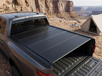 Bâche de benne de camionnette étanche à 4 volets, profil bas, en aluminium, avec rails latéraux inclus – Accessoires pour pick-up