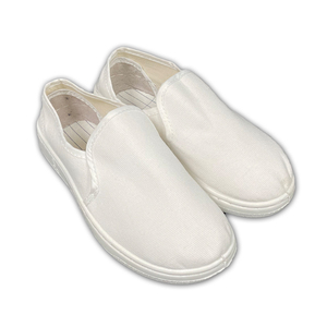 Suola leggera lavabile in tela bianca SPU Anti-statica pulizia da laboratorio scarpe da lavoro ESD - Product Image 2
